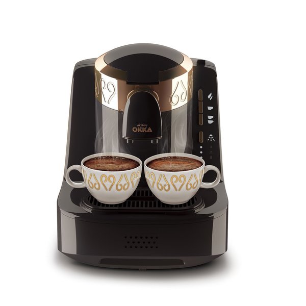 Arzum Okka Automatic Turkish Coffee Machine, Maker, 120V UL, BlackCopper, NSF OK001BN-US